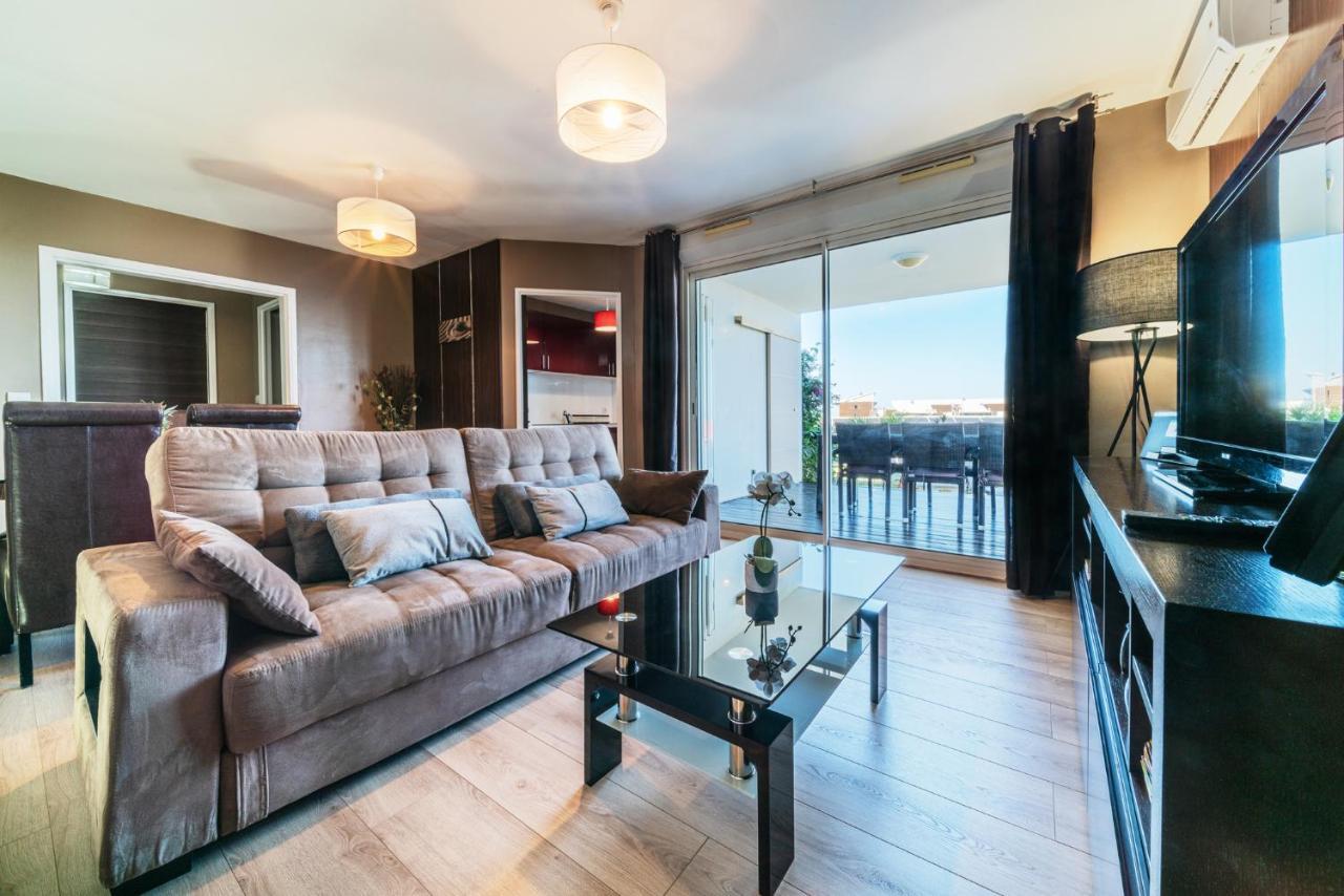 T2 Classe 4 Etoiles Avec Jardin, Piscine, Vue Mer A Saint-Gilles-Les-Bains Екстериор снимка